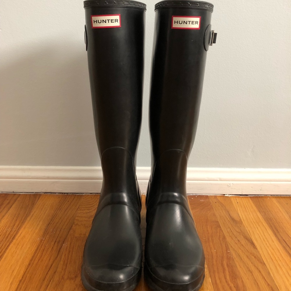 Hunter boots black
